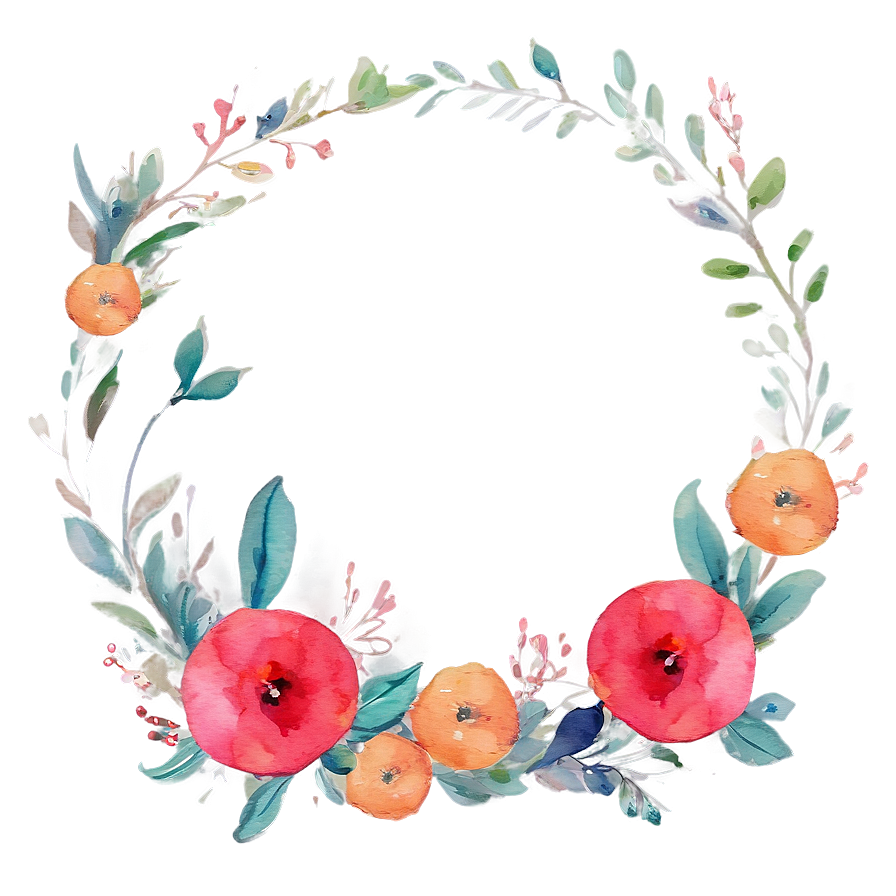 Watercolor Cute Frame Png Ngc8 PNG