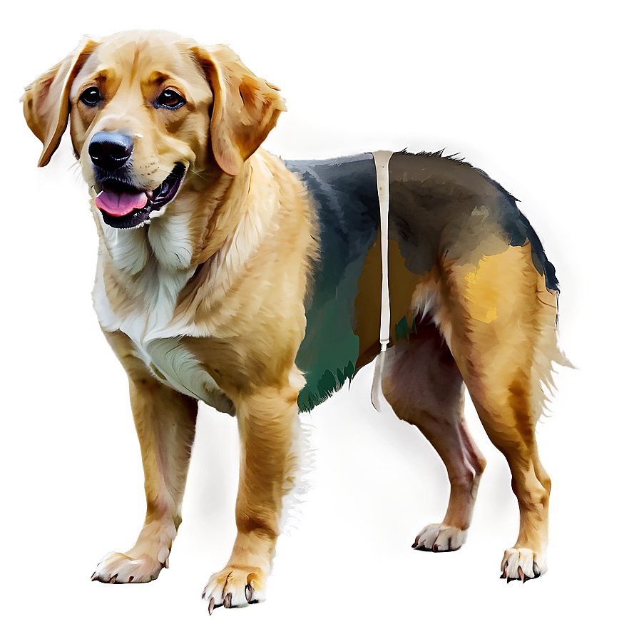 Watercolor Dog Png Bud PNG