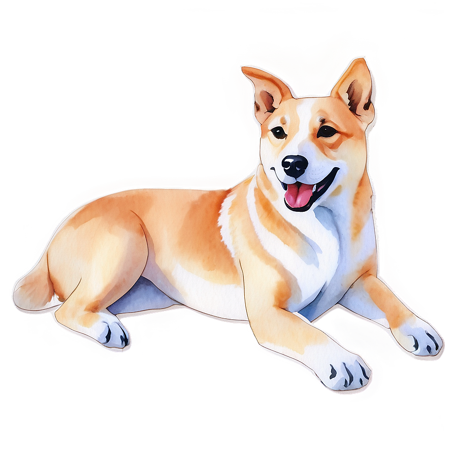 Watercolor Dog Transparent Png 11 PNG