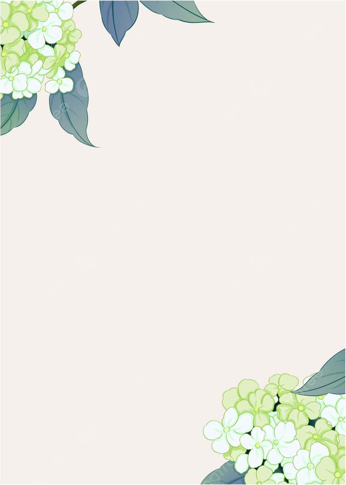 Smukke akvarelblomstredesign Wallpaper