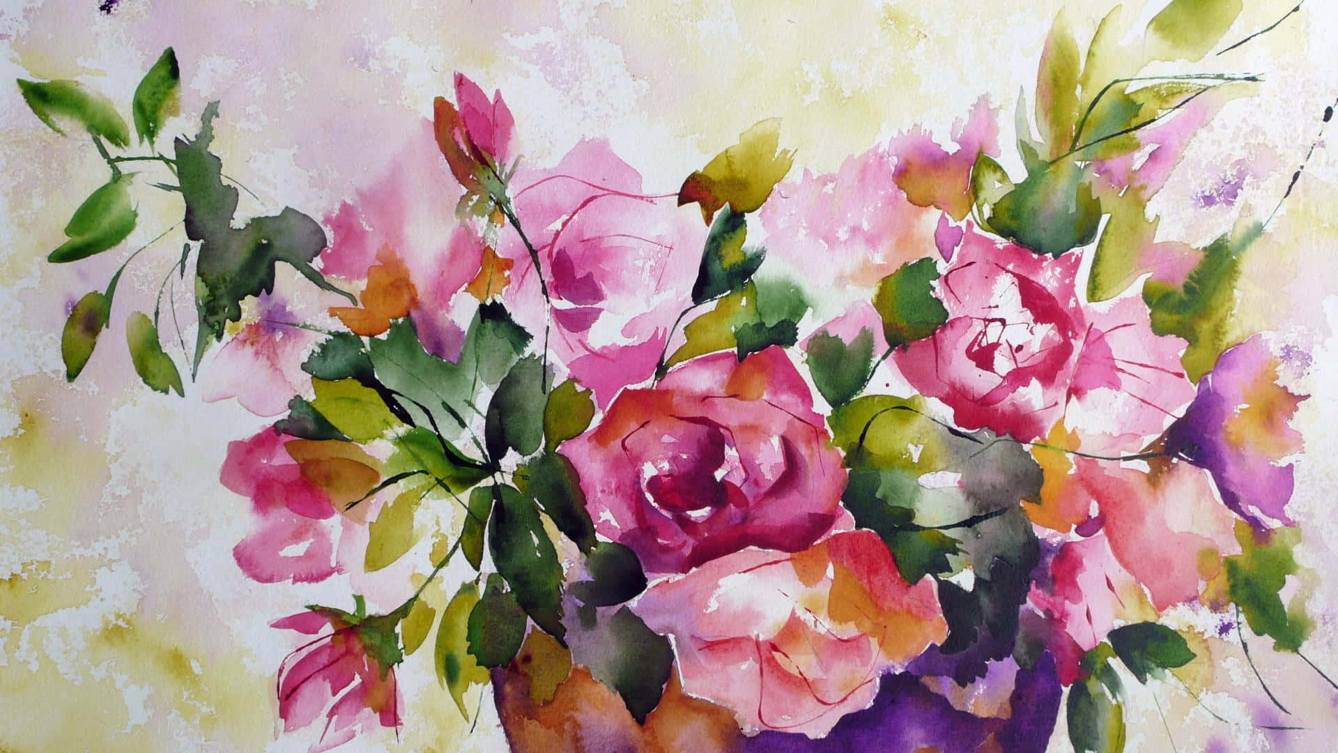 Watercolor Flower Pictures
