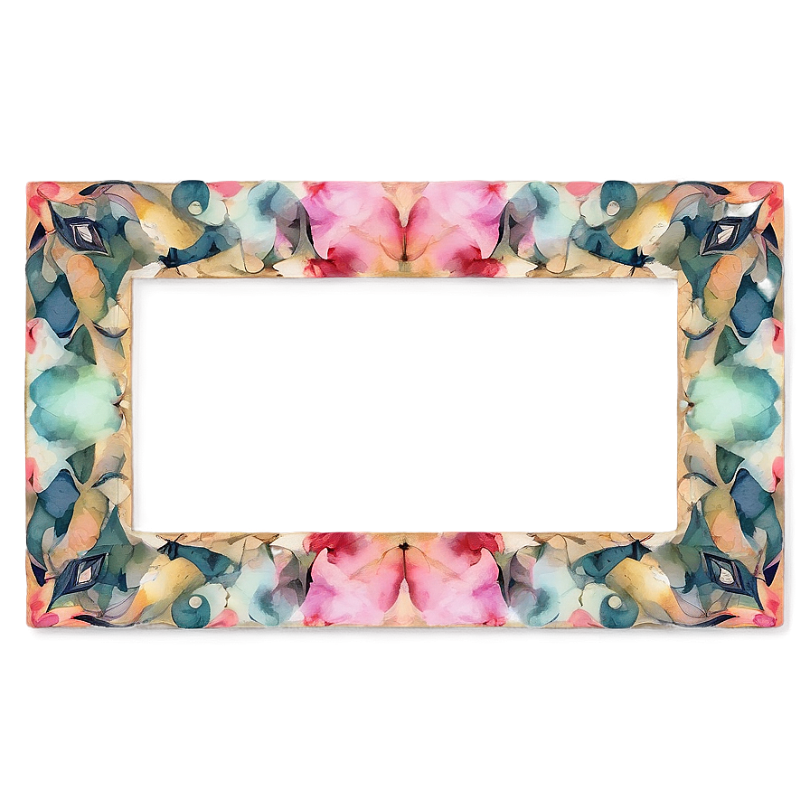 Watercolor Frame Design Png Ojq PNG