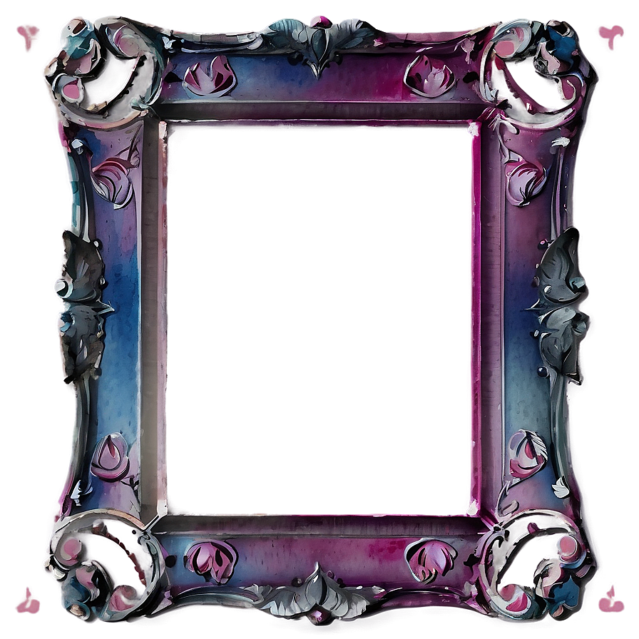 Watercolor Frame Png 04292024 PNG