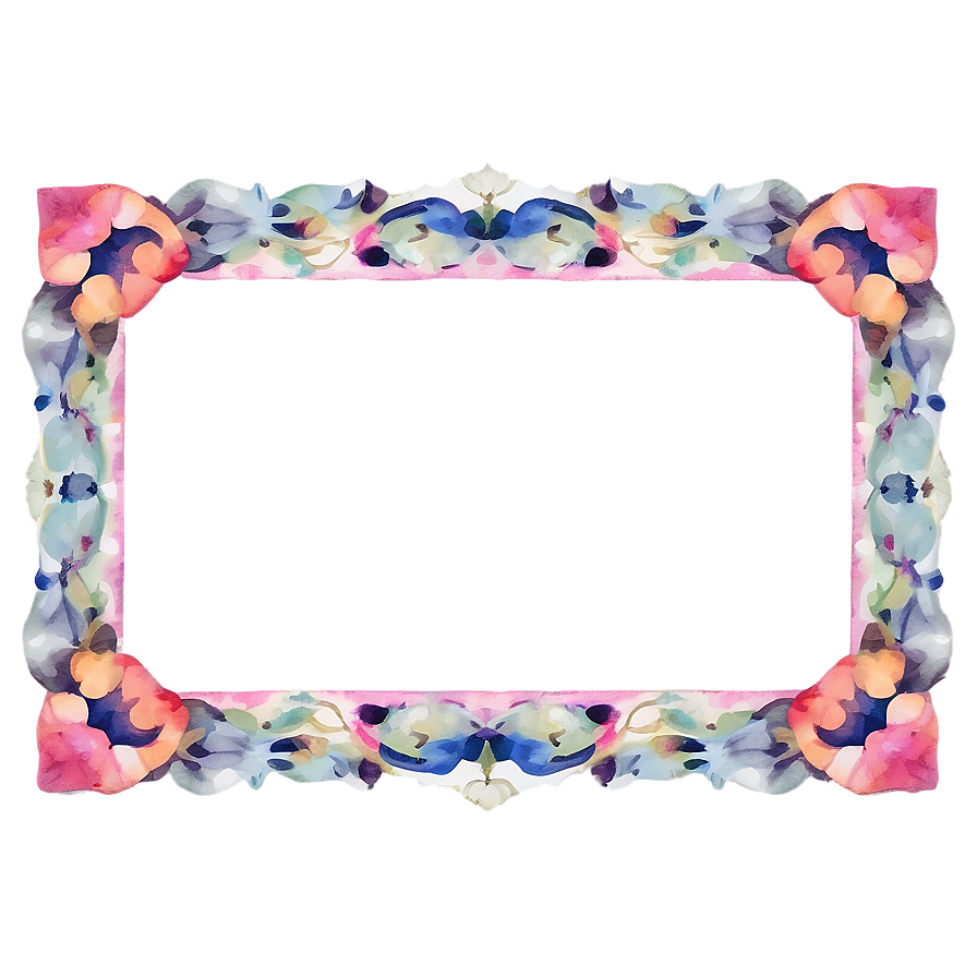 Watercolor Frame Png Eqy PNG