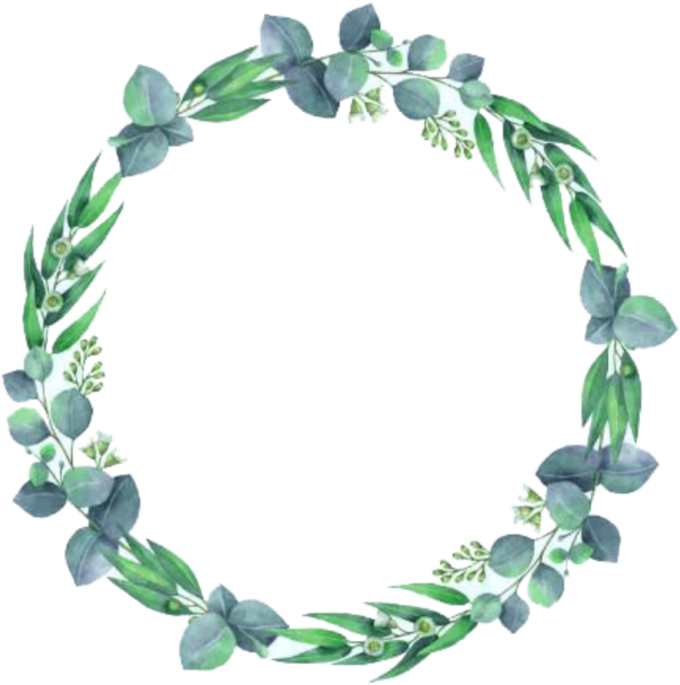 Download Watercolor Greenery Wreath | Wallpapers.com