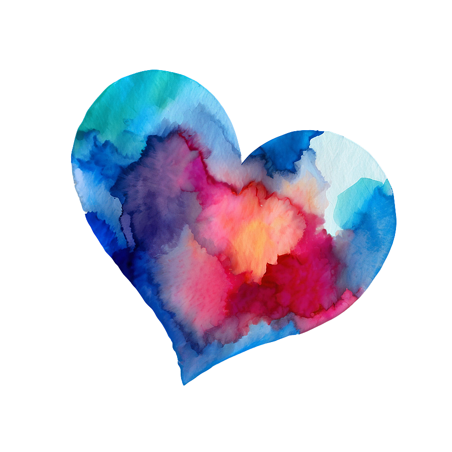 Watercolor Heart Transparent Png 42 PNG