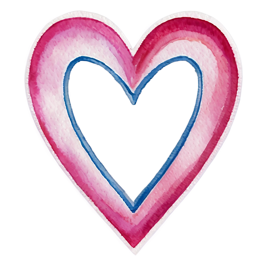 Watercolor Heart Transparent Png 83 PNG