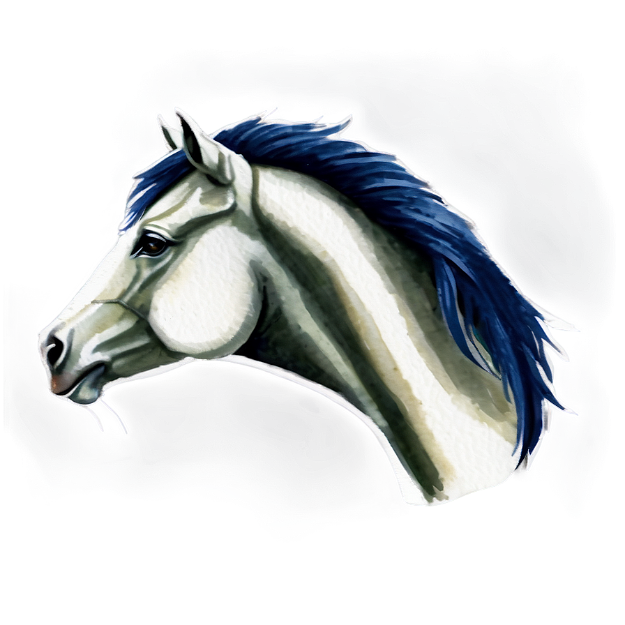 Watercolor Horse Png 05032024 PNG