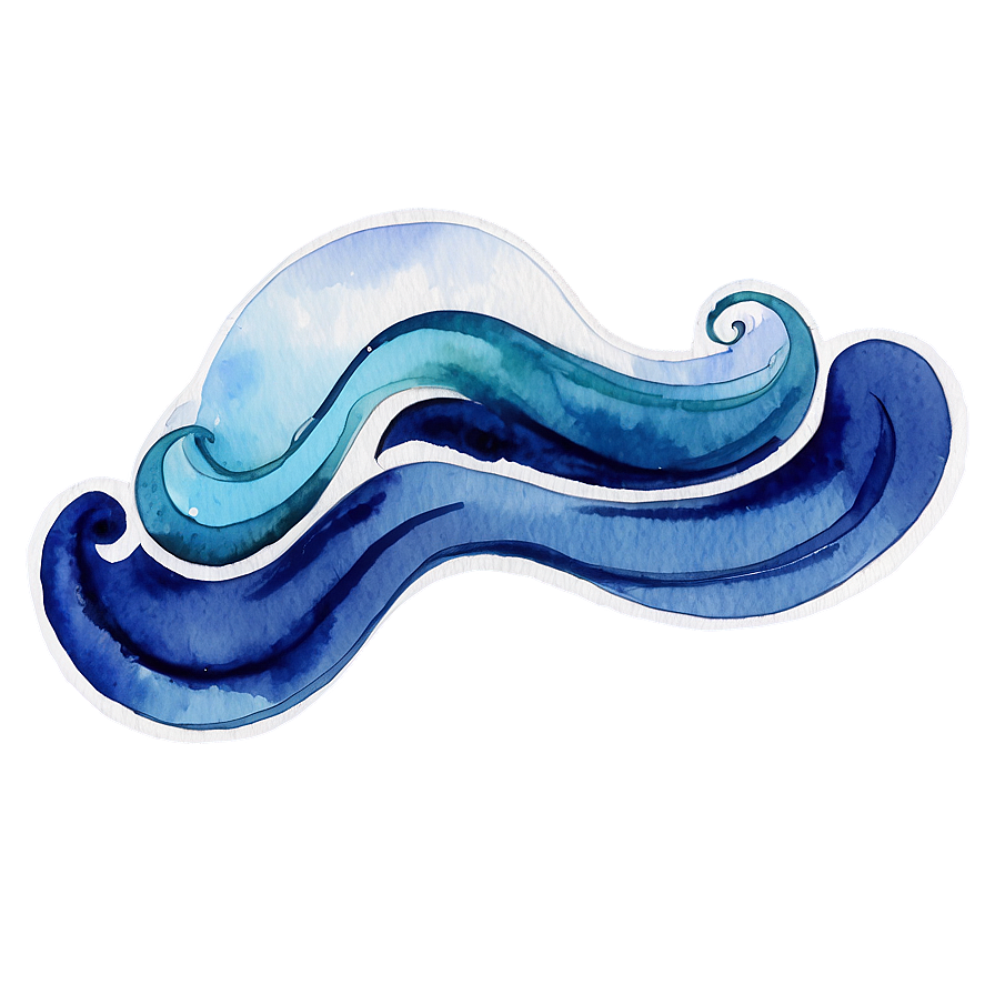 Watercolor Ocean Waves Png Ssl PNG