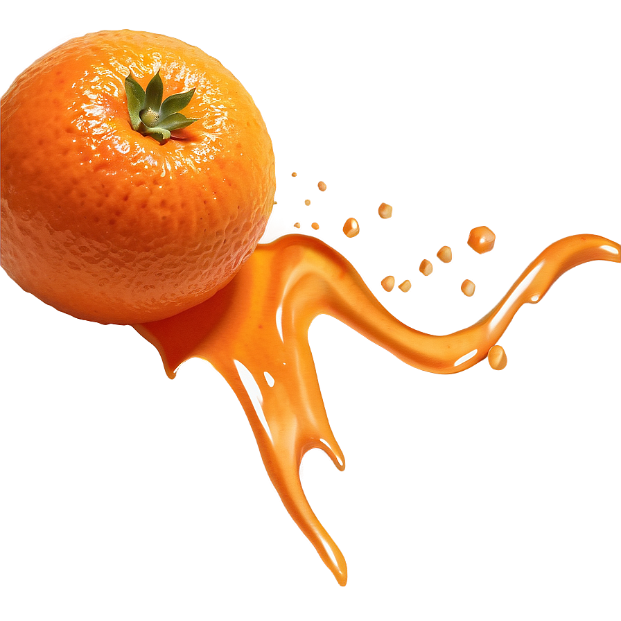 Watercolor Painted Orange Png Spl PNG