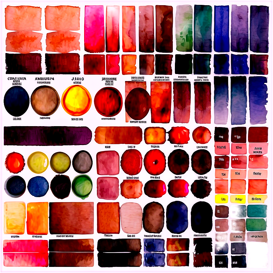 Watercolor Palette Transparent Png Fxy PNG