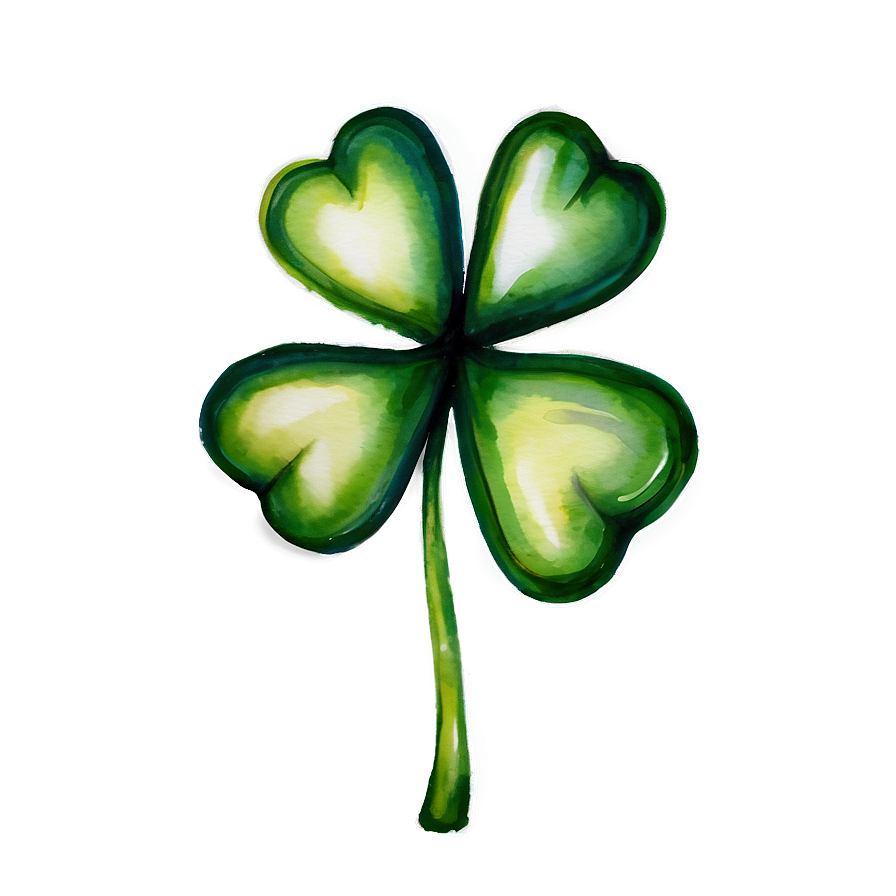 Download Watercolor Shamrock Png 05242024 | Wallpapers.com