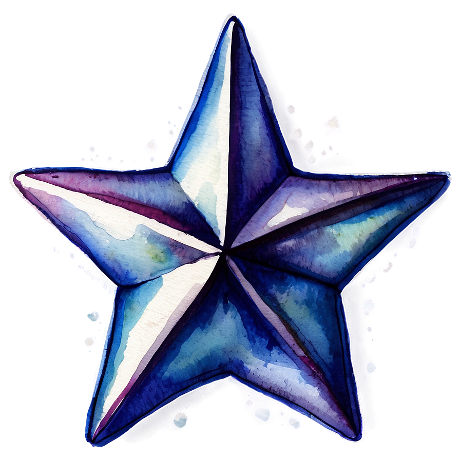 Watercolor Star Icon Png 41 PNG