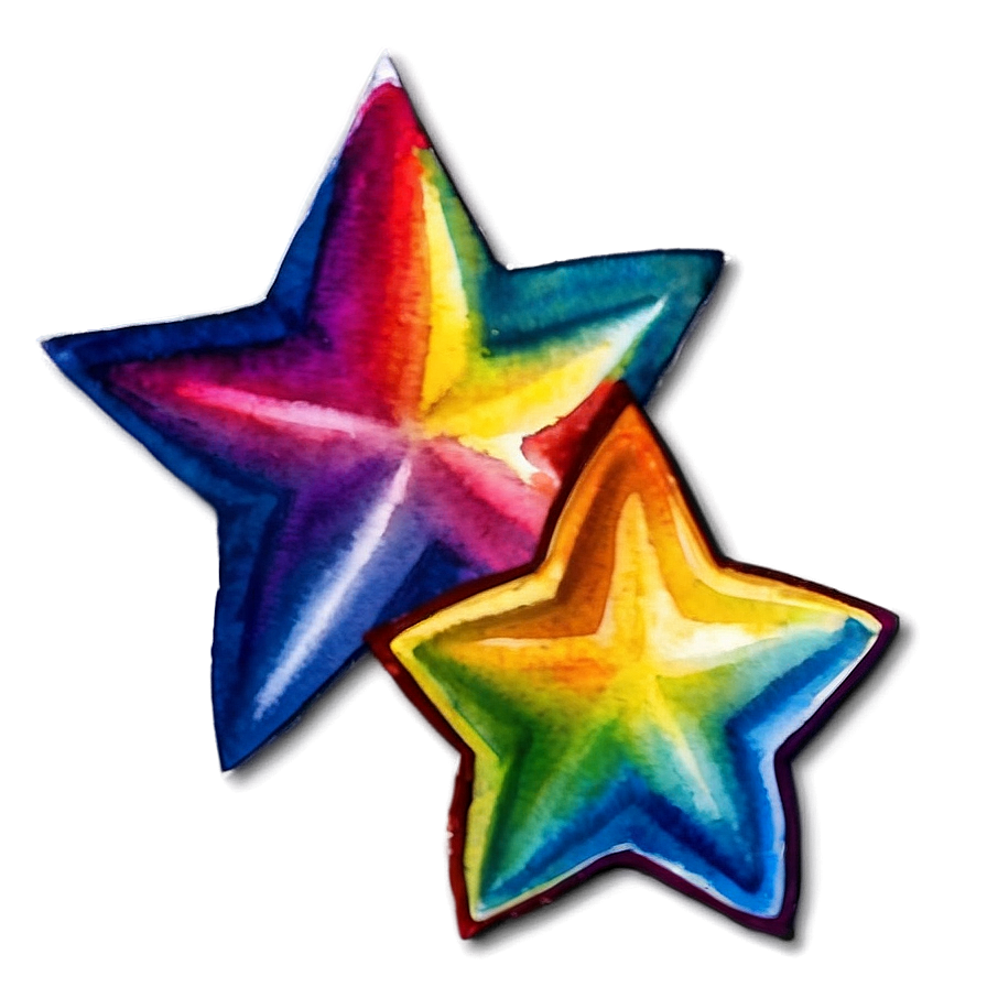 Watercolor Star Icon Png 43 PNG
