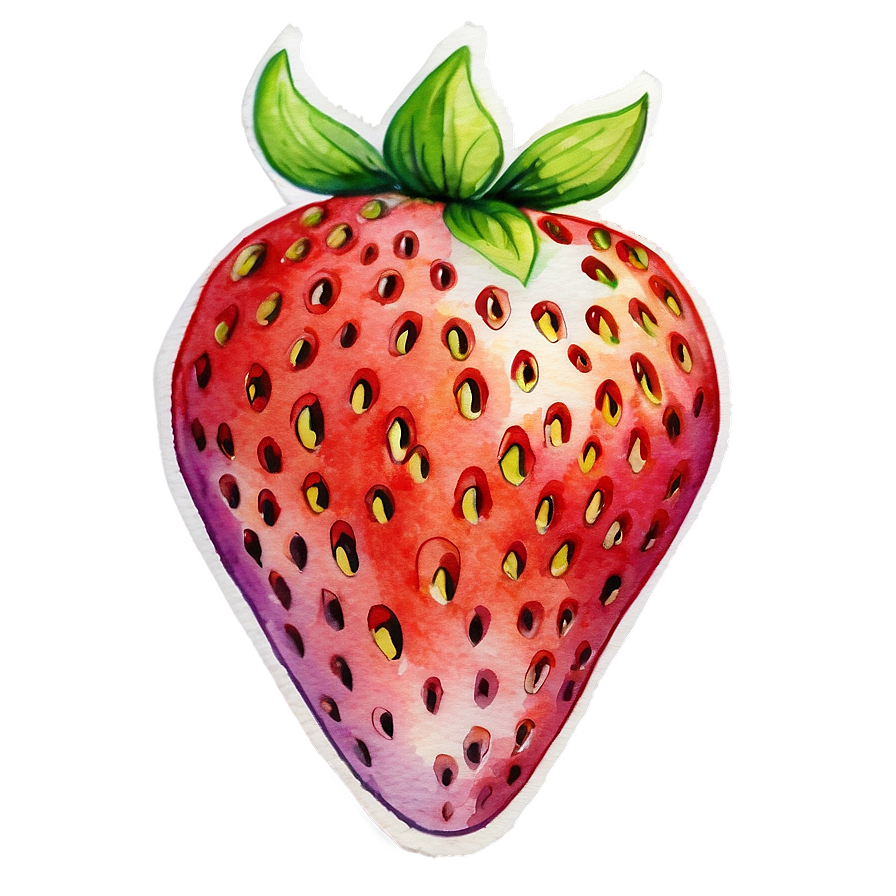 Download Watercolor Strawberry Png 05042024