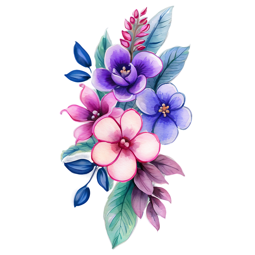 Watercolor Tattoo Designs Png 05032024 PNG