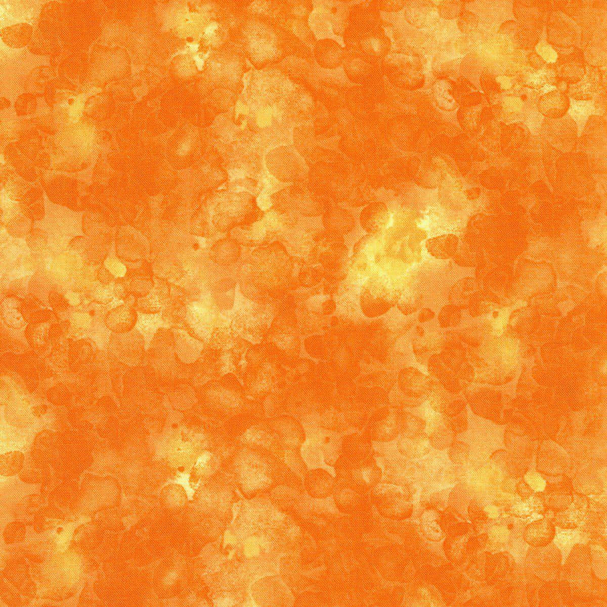 A Bright Orange Background With A Lot Of Dots