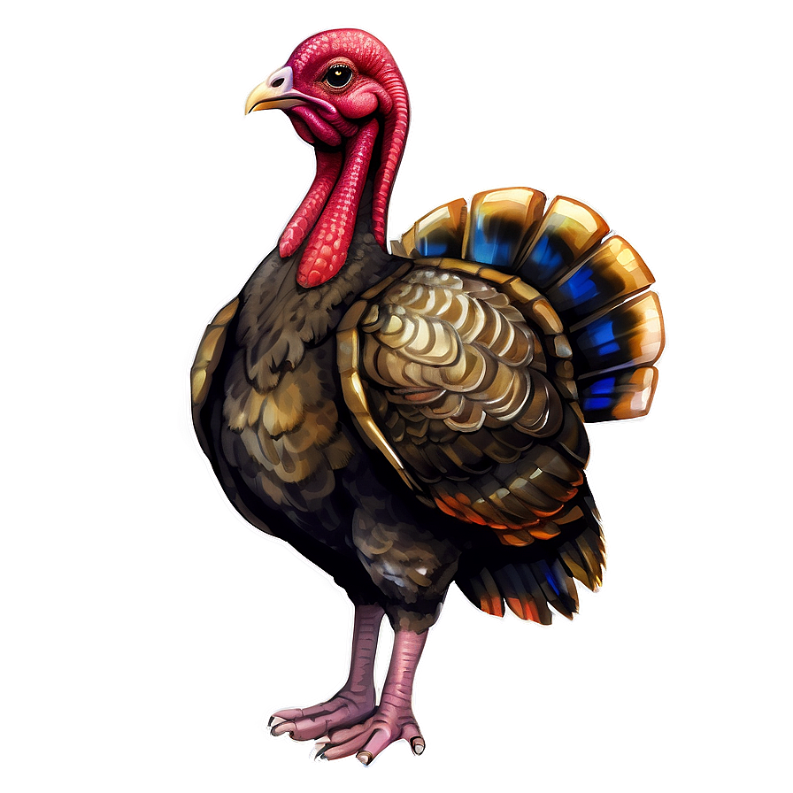 Watercolor Turkey Png Agt45 PNG