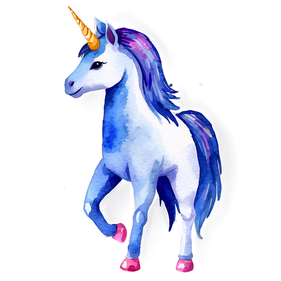 Watercolor Unicorn Png Ahg PNG