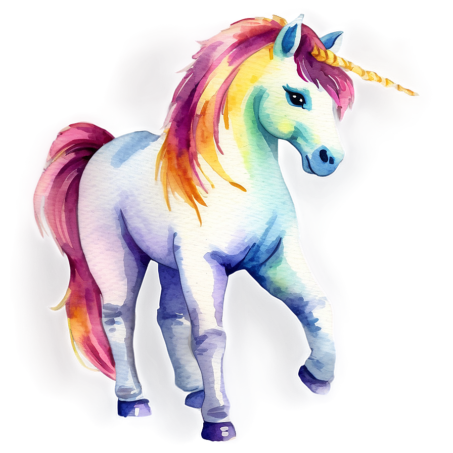 Watercolor Unicorn Png Yvi14 PNG