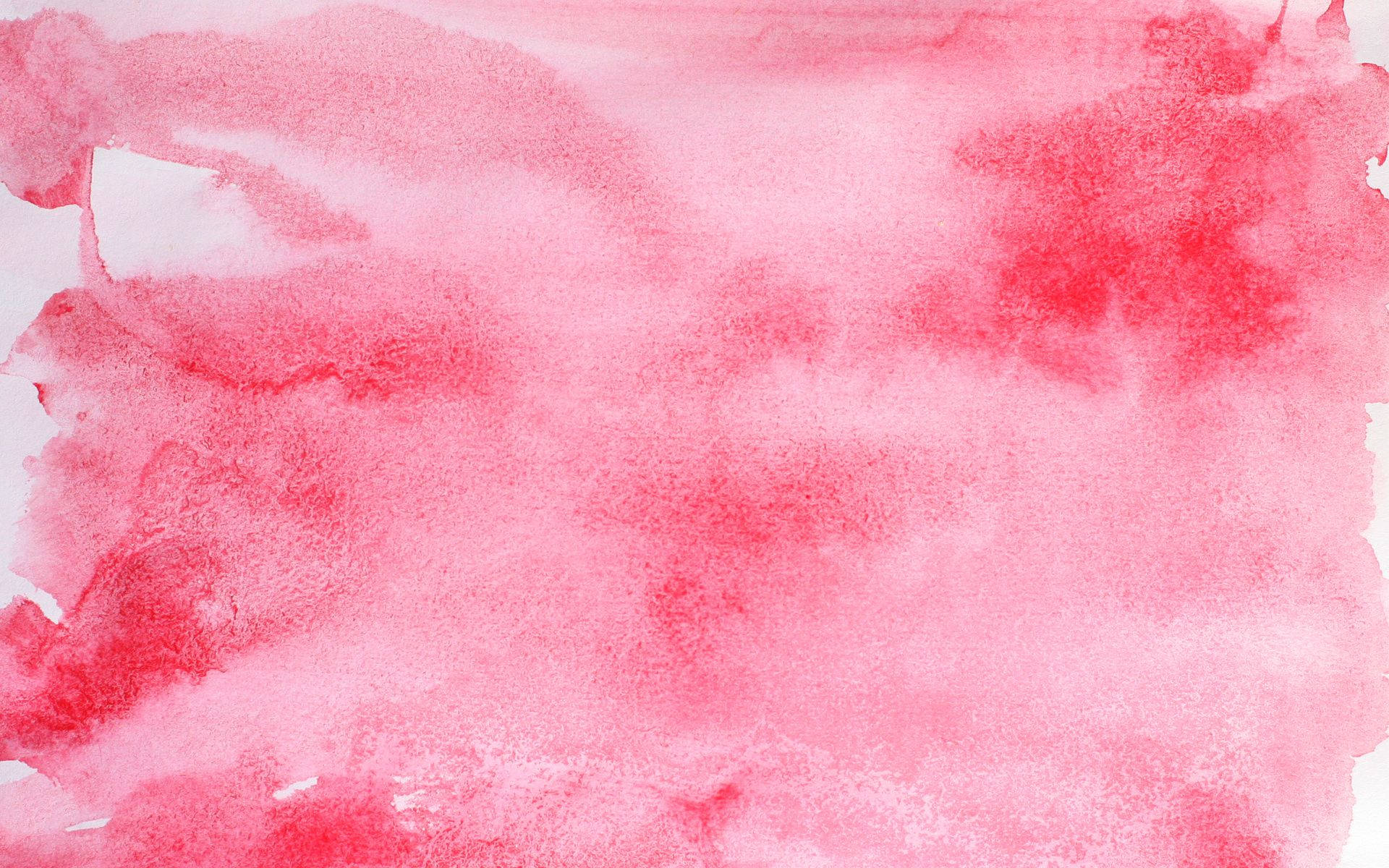 Watercolour Paint Aesthetic Pink Desktop