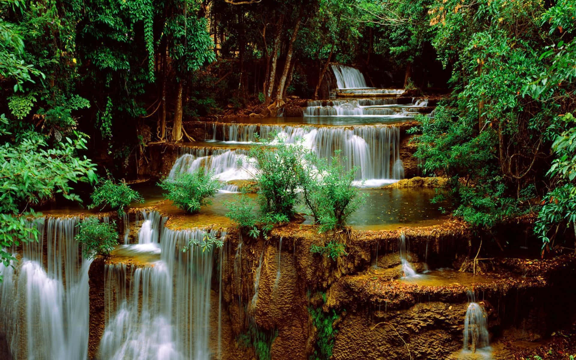 "Gorgeous Waterfall, Nature's Marvel"
