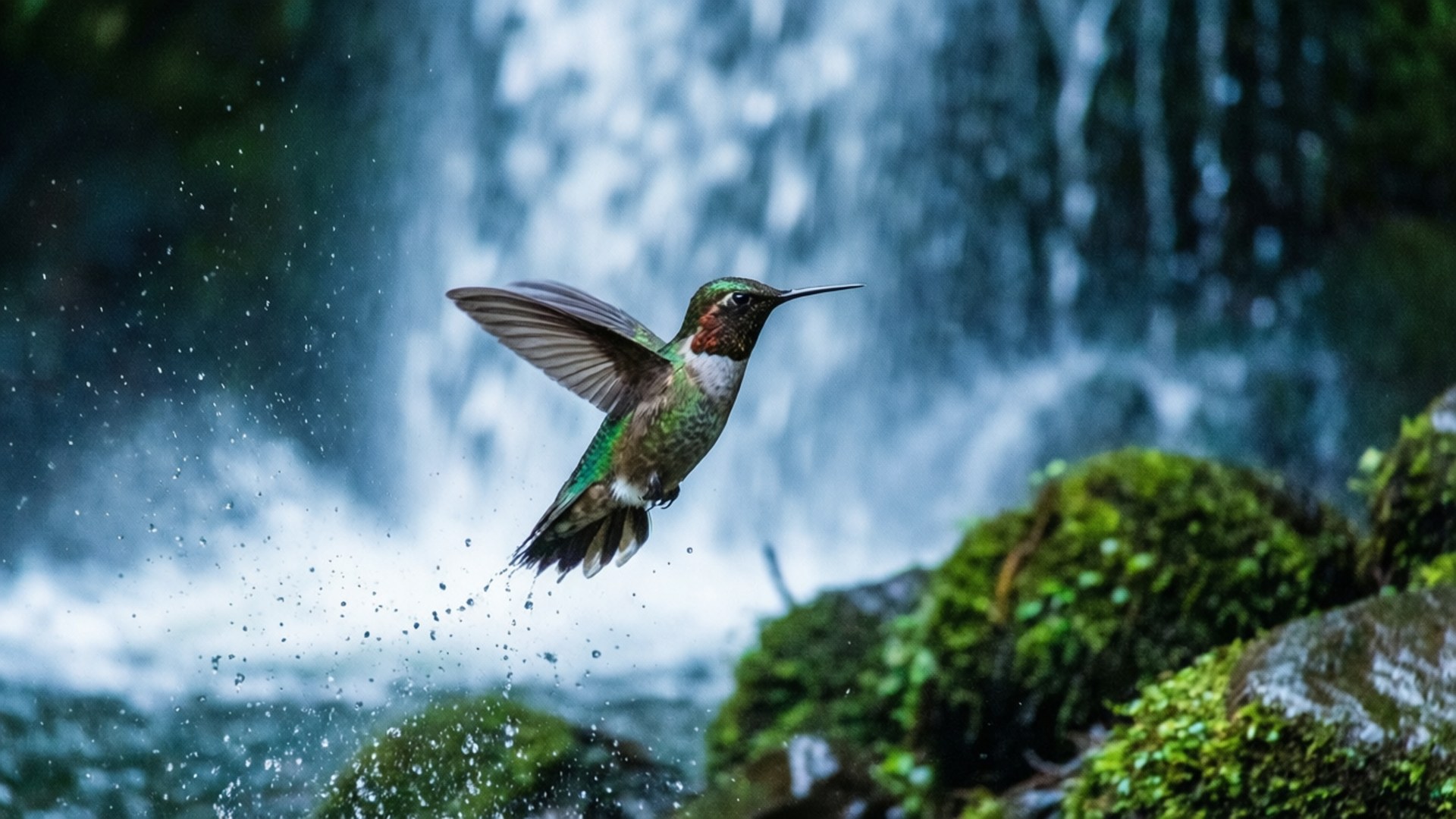 Waterfall Hover Wallpaper