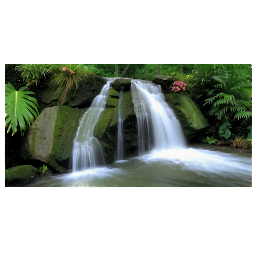 Waterfall Scenery Png Wcf PNG