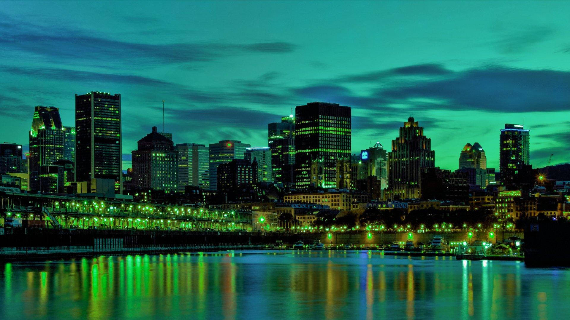 Waterfront Montreal City Wallpaper
