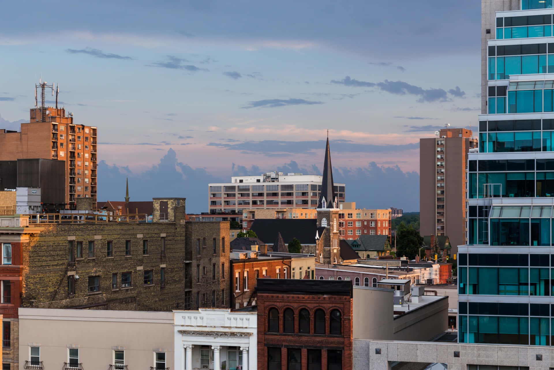 Waterloo Skyline Dusk Wallpaper