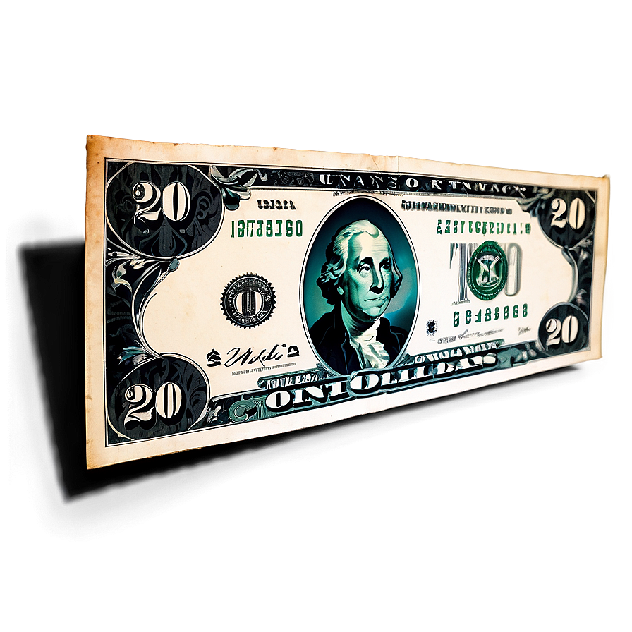 Watermarked 20 Dollar Bill Png Lvb44 PNG