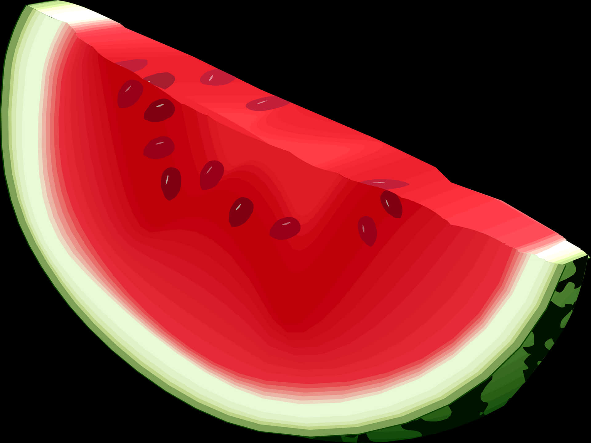 Plain Sliced Watermelon Background