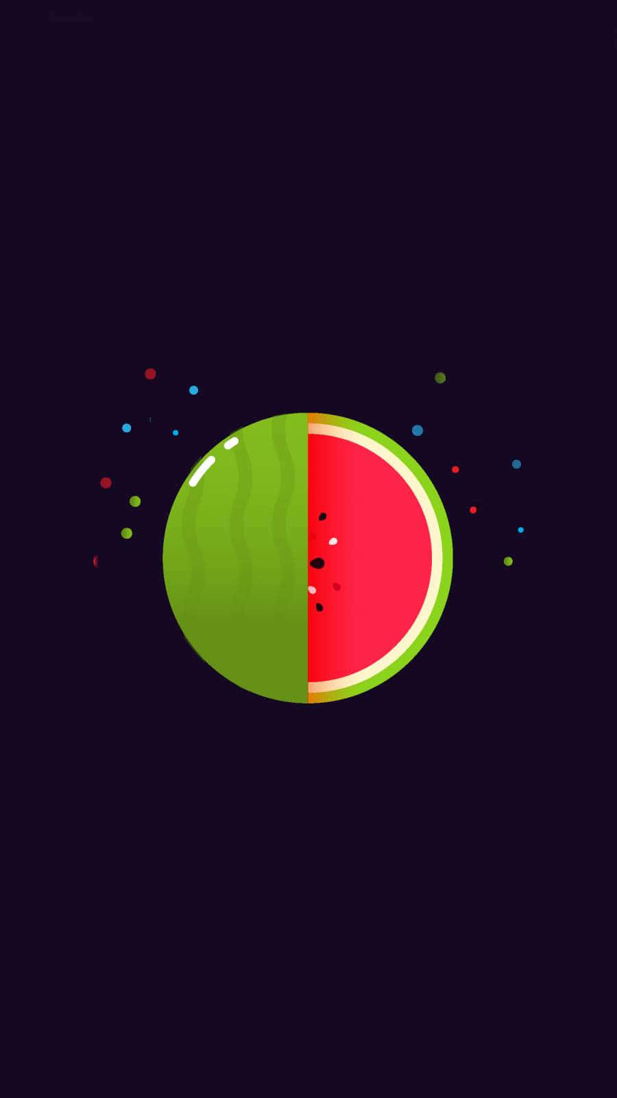 Slap på dette sommer med en unik og forfriskende Watermelon iPhone tapet. Wallpaper