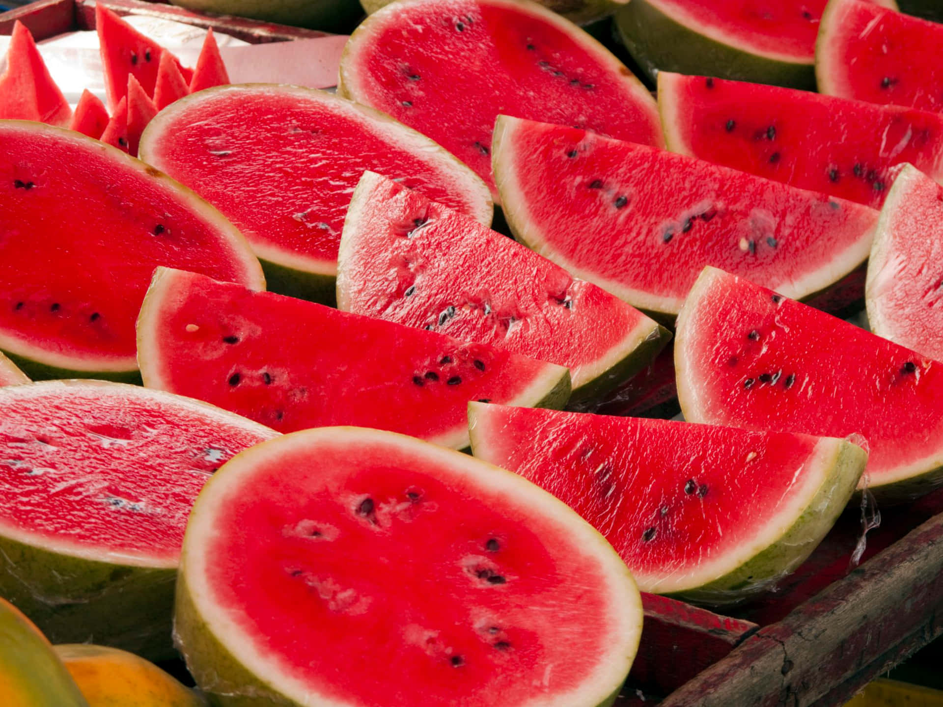 Genießensie Eine Erfrischende Scheibe Wassermelone