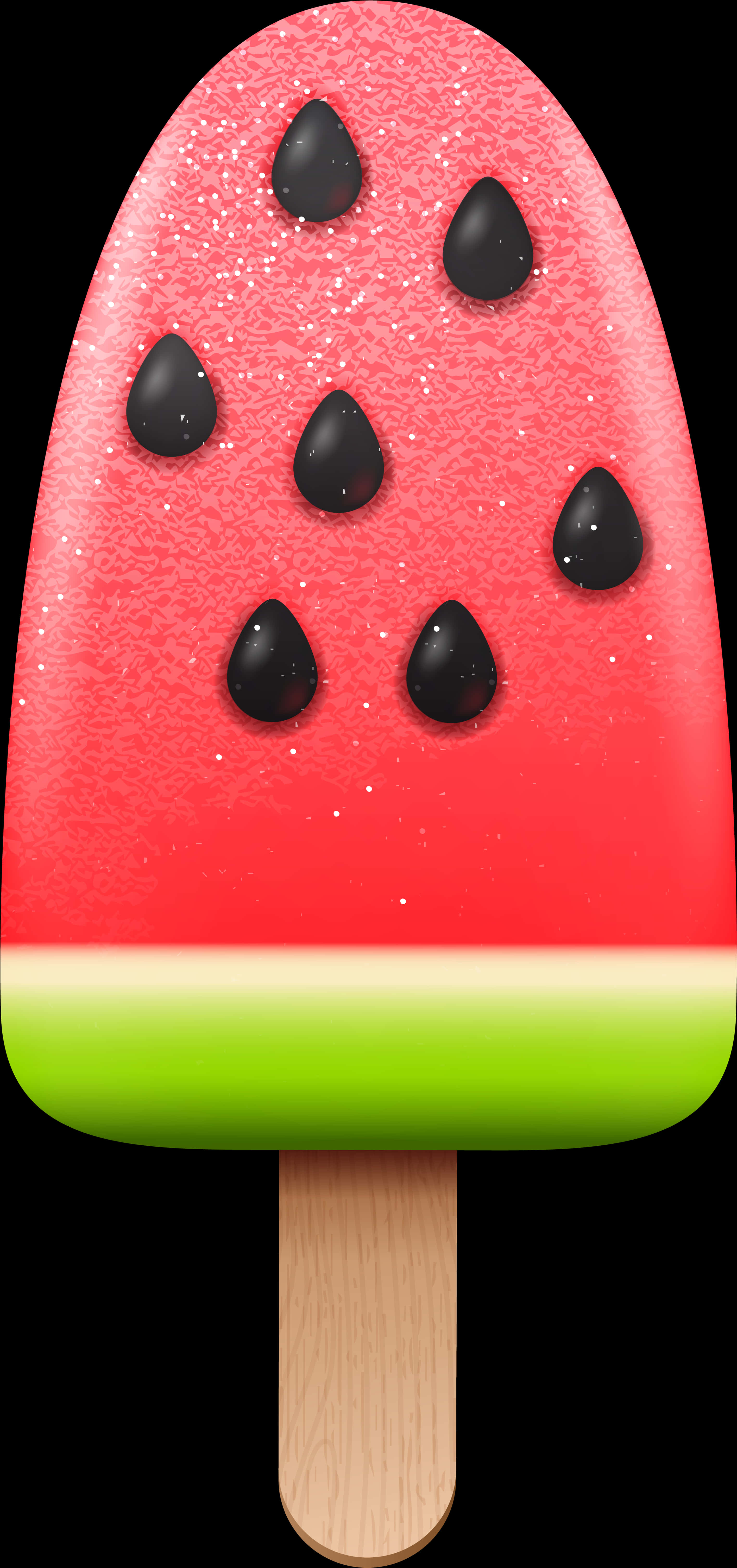 Watermelon Popsicle Clipart PNG