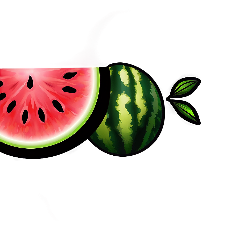 Watermelon Slice Cutout Png 06132024 PNG