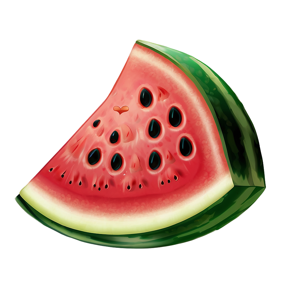 Watermelon Slice D PNG