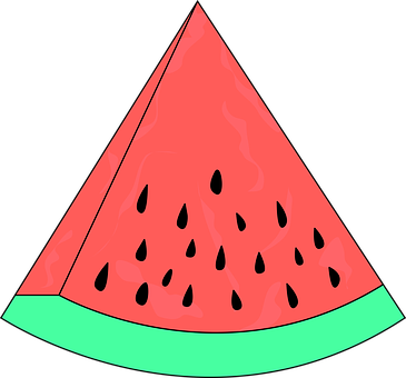 Watermelon Slice Graphic PNG