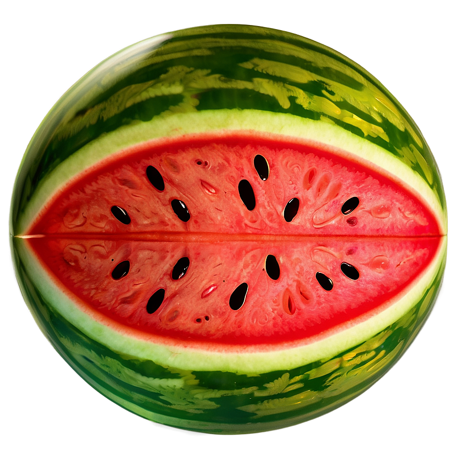 Watermelon Slice On Plate Png Smv31 PNG