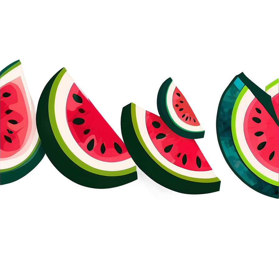 Watermelon Slice Silhouette Png Gqd22 PNG