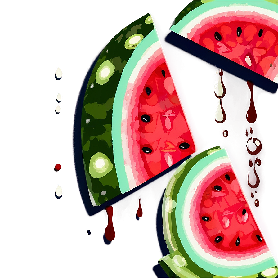 Watermelon Slice With Bite Png 06132024 PNG