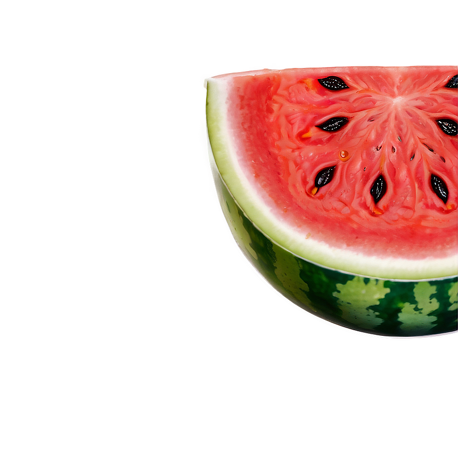 Watermelon Slice With Juice Png Hna22 PNG