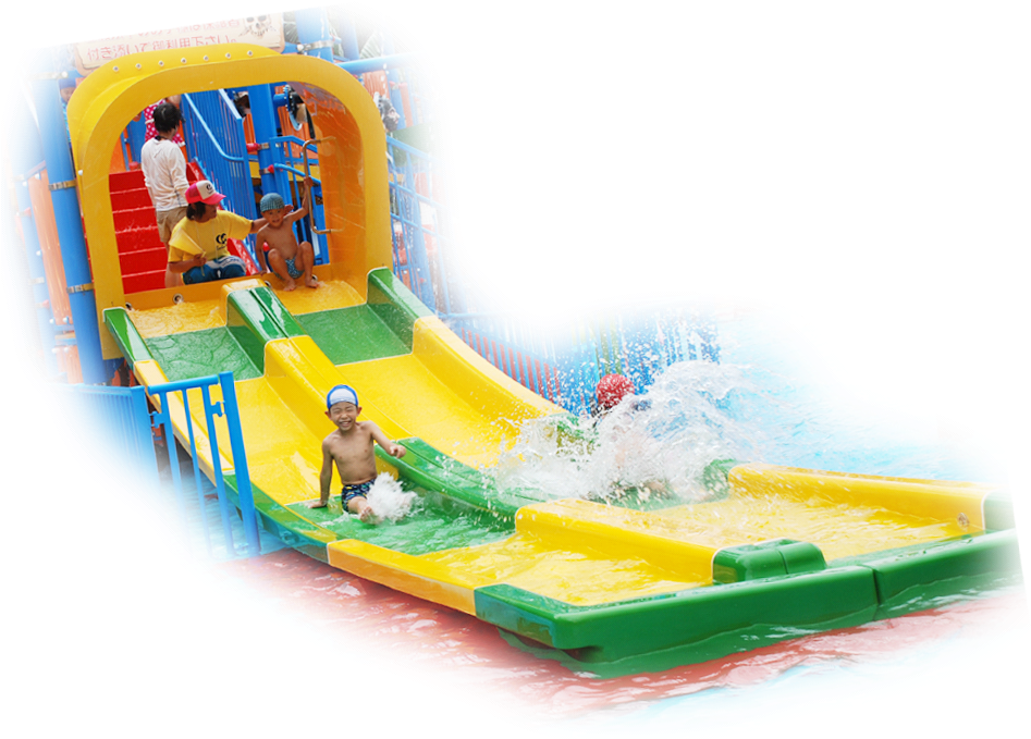 Waterpark Fun Slide Action PNG
