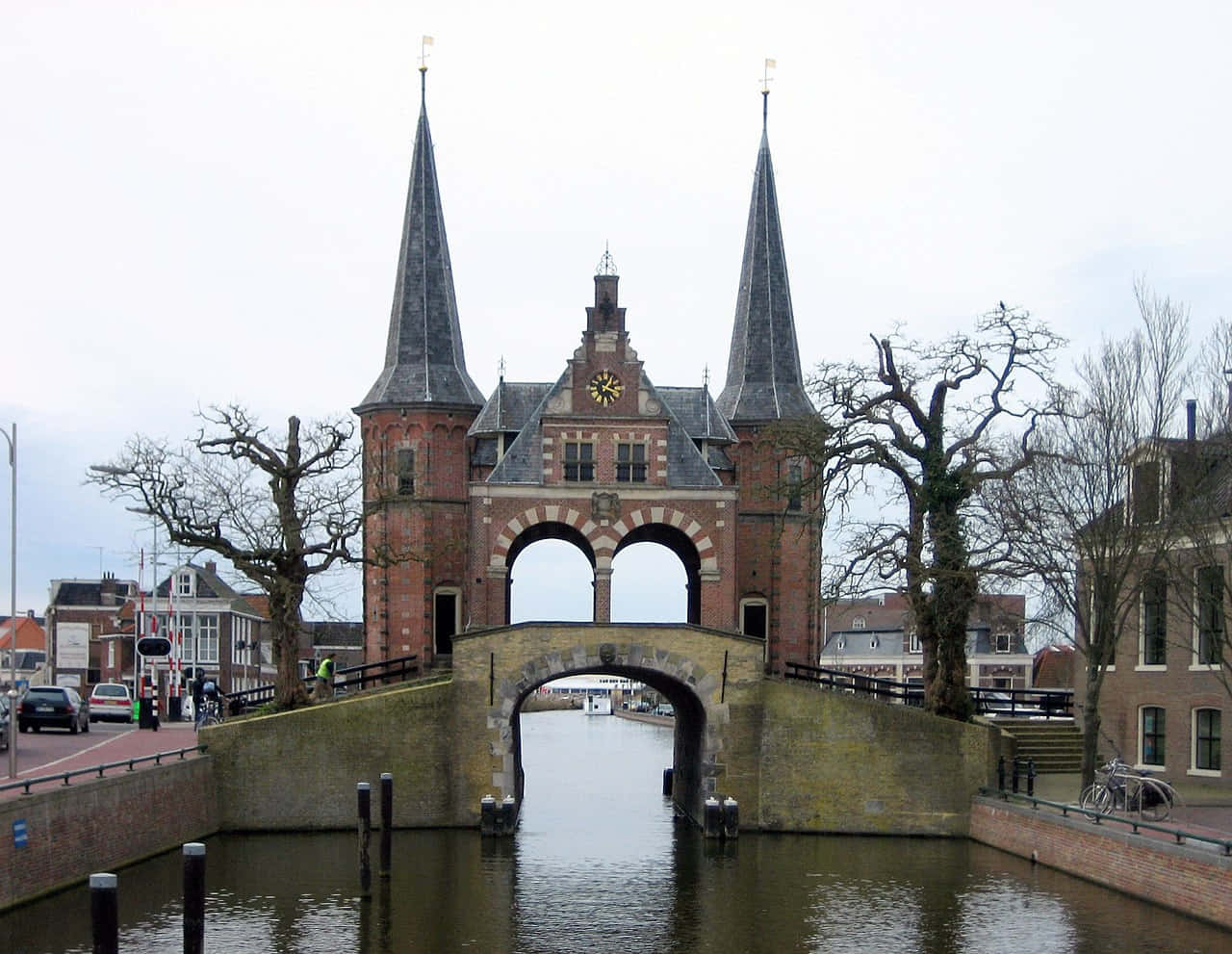 Porte De L'eau Sneek Pays-bas Fond d'écran