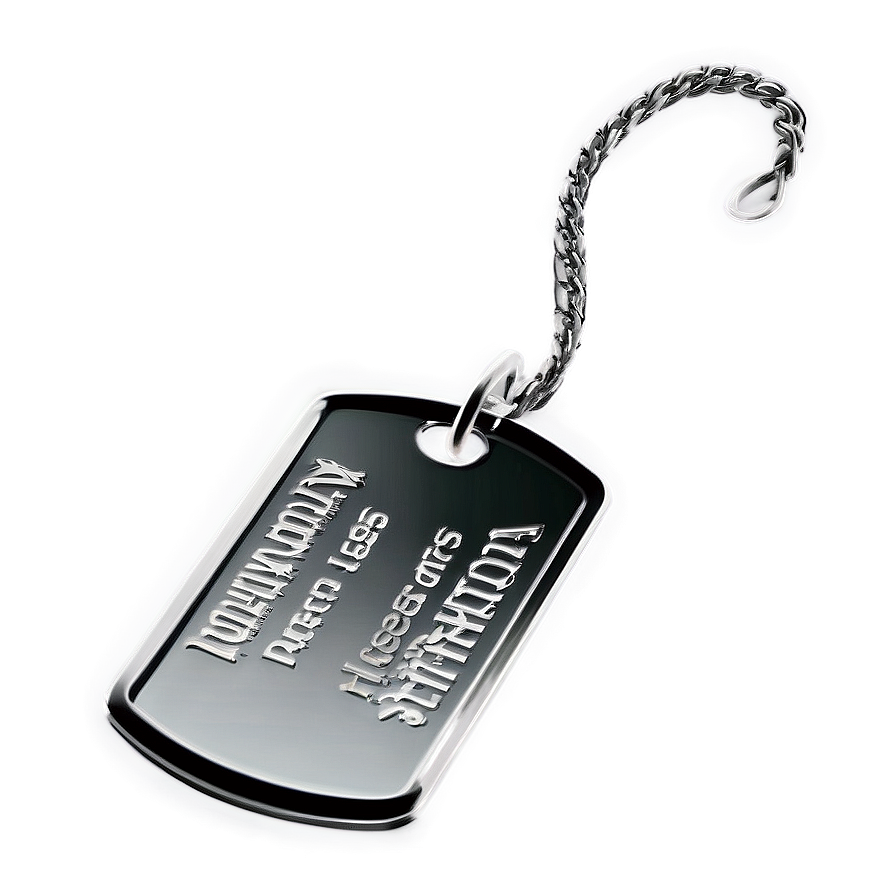 Waterproof Dog Tag Png 06122024 PNG