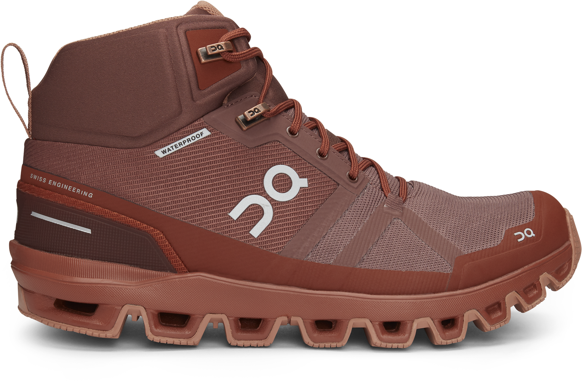 Waterproof Hiking Boot Side View PNG