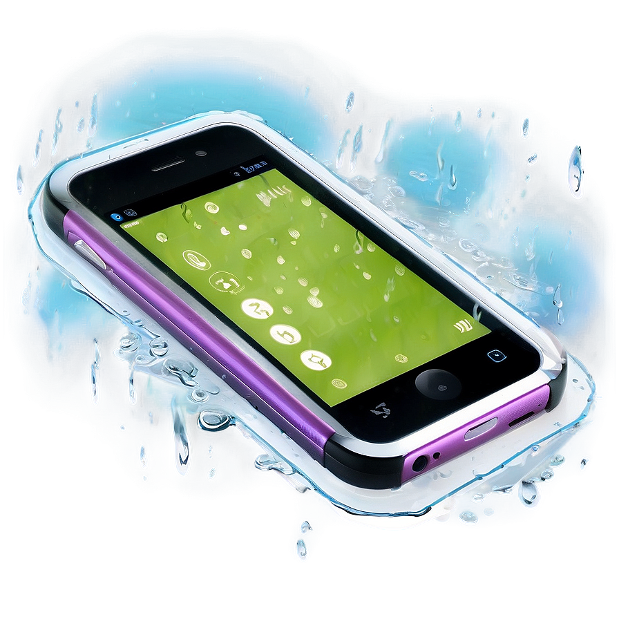Waterproof Mobile Phone Feature Png Gtj44 PNG