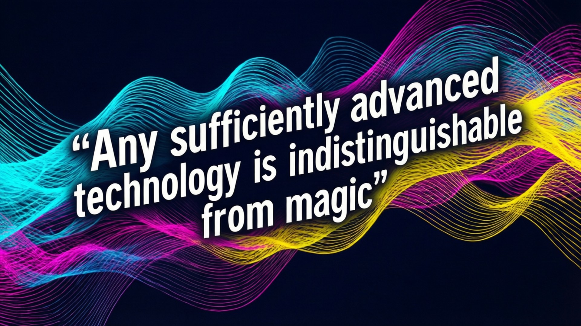 Waveform Magic Wallpaper