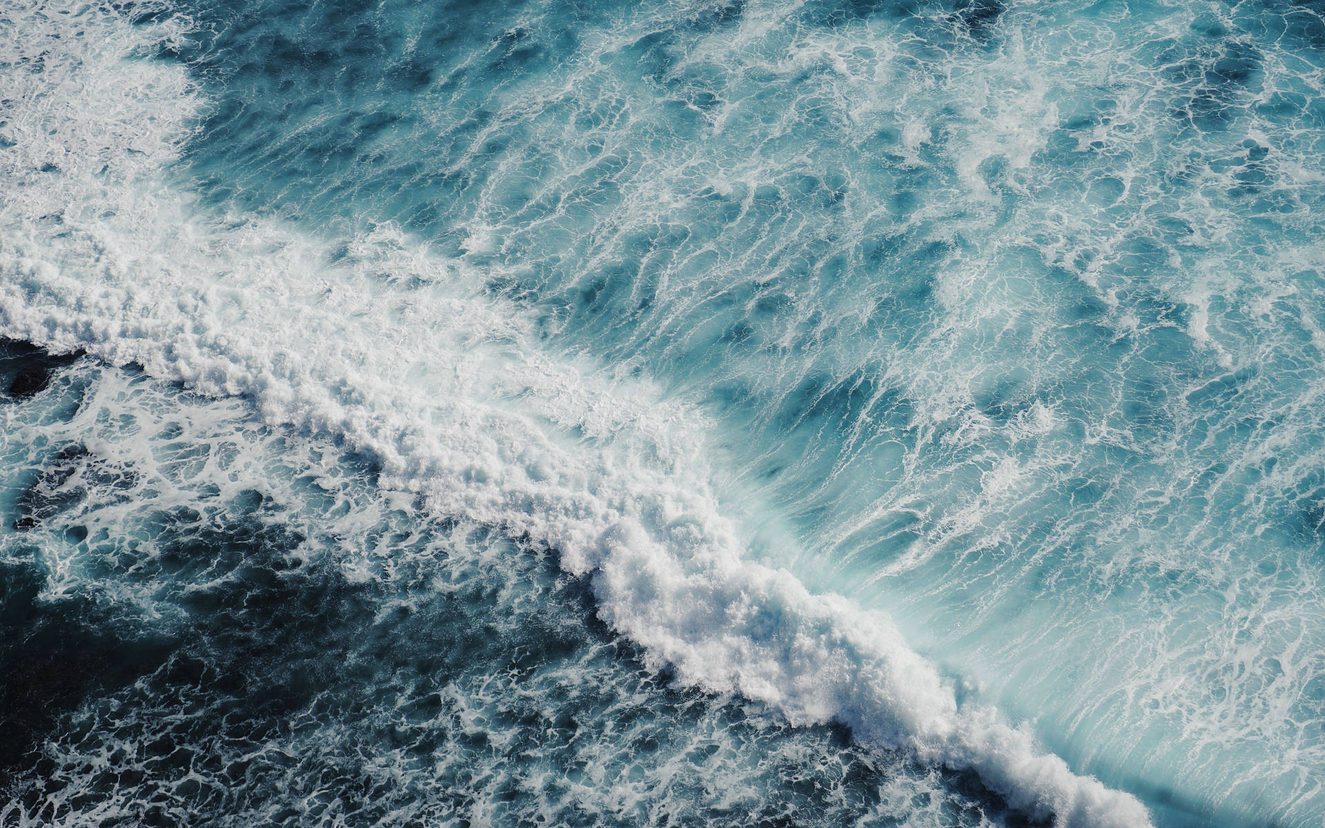 Waves, Beach, And Sea Background Wallpaper
