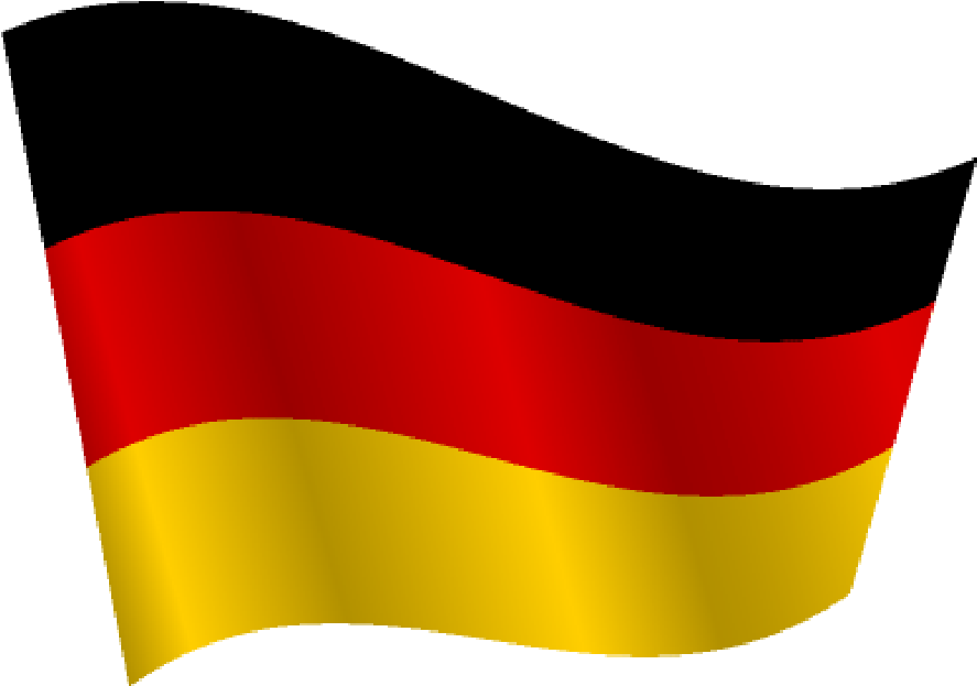 Waving Germany Flag Graphic PNG